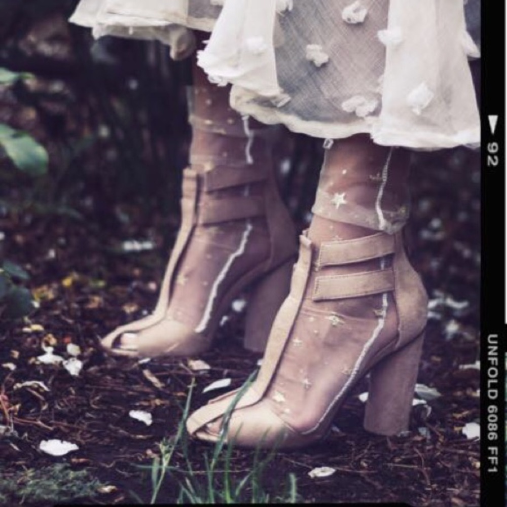 Suede Tan Pumps